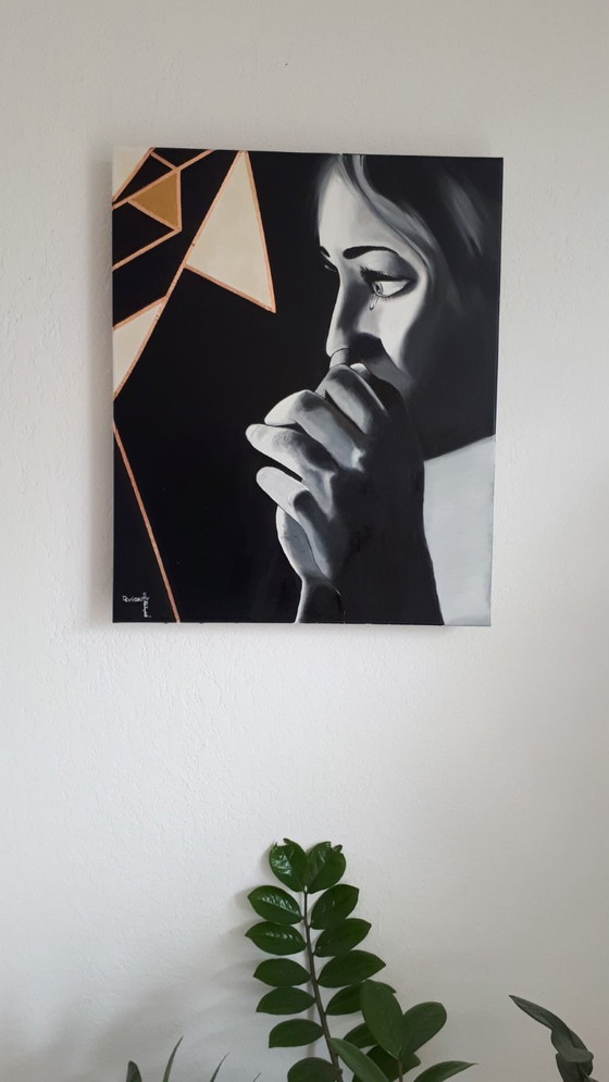 Sophie DEVIGNOT - La Prière - Artist's Painting – Paintings & Drawings, Canvas (photo 5 of 12)