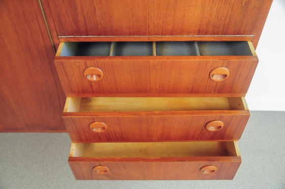 Mid Century Modern Opbergkast in Teak, Hout, Bruin (foto 6 van 11)