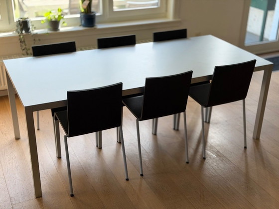 MDF Italia Lim Design Dining Table Desk (200x90) - Aluminium (photo 4 of 12)