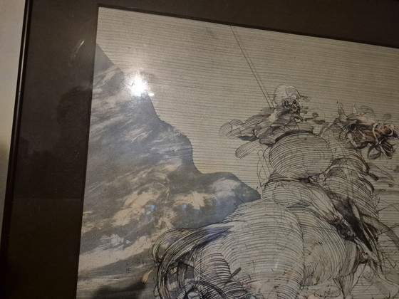Lithograph Claude Weisbuch – Art, Glass, Metal (photo 2 of 8)