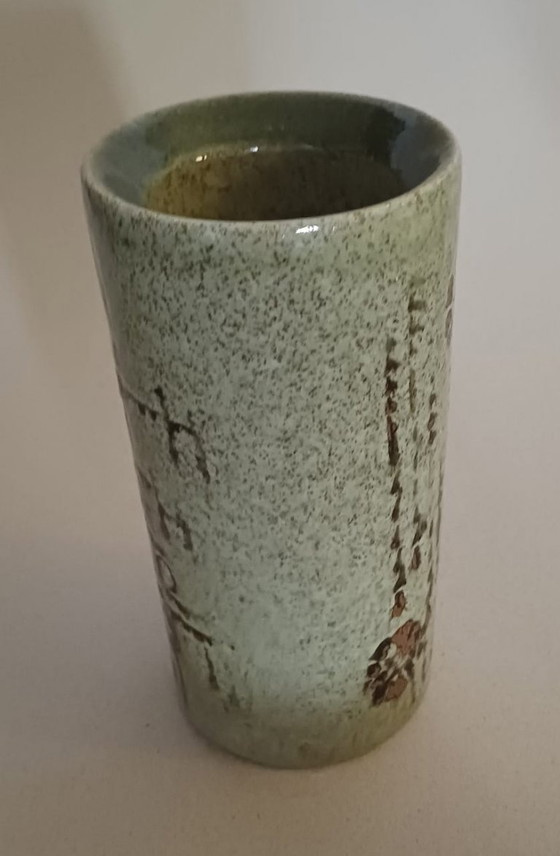 Carl-Harry Stålhane – Rörstrand – Vintage stoneware vase 1950s – Ceramic (photo 3 of 10)