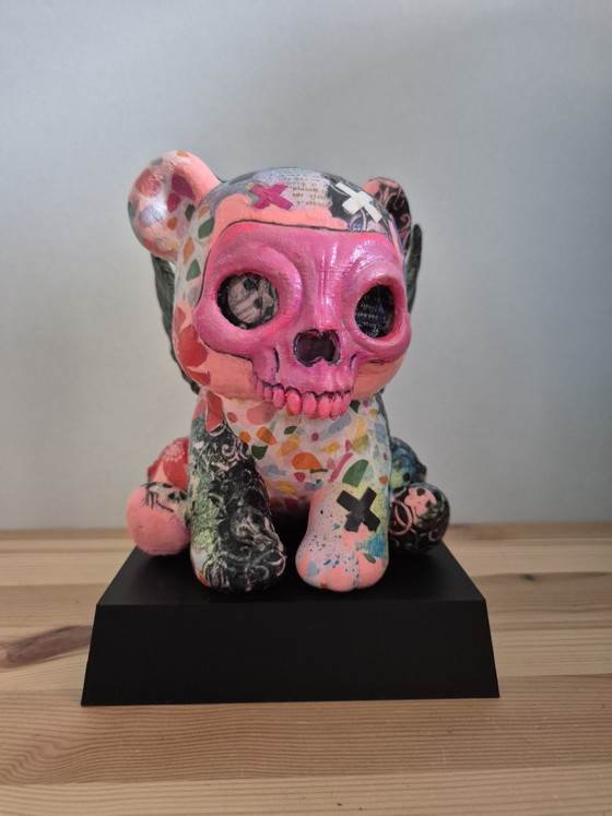 Image 1 of Oso Pixie – Serie DeadCute | Juguete artístico 3D único hecho a mano | 19 cm