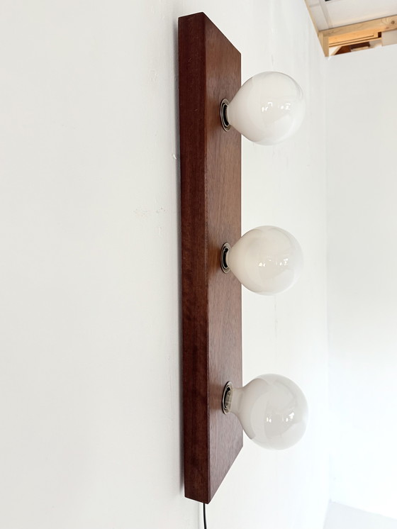 Image 1 of Vintage teak wall lamp, 1970s