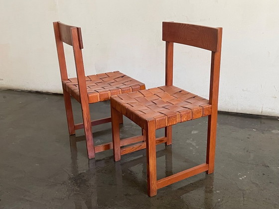 Image 1 of Set van 4 vintage Spaanse stoelen