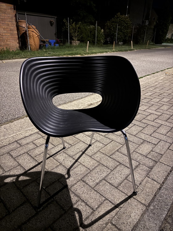 Image 1 of Original Vitra Tom Vac chair (white & black) – Ron Arad