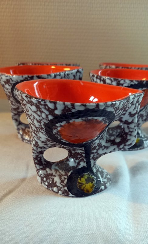 Image 1 of Kaffeeservice Le Vaucour Vallauris aus den 50er und 60er Jahren