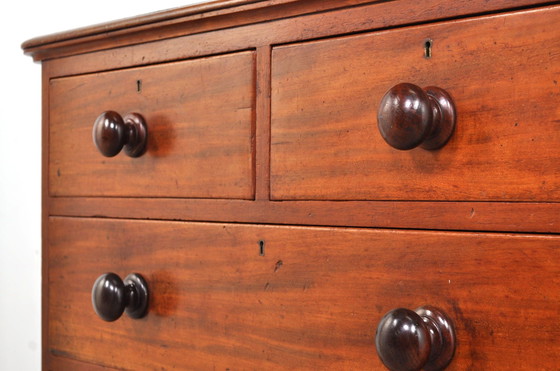 Image 1 of Vintage English Dresser Mahogany, 1880