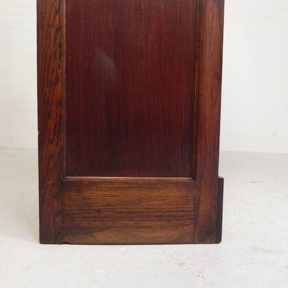 Image 1 of Armadio in rovere con serranda avvolgibile, 1 anta, altezza 123 cm, anni '30