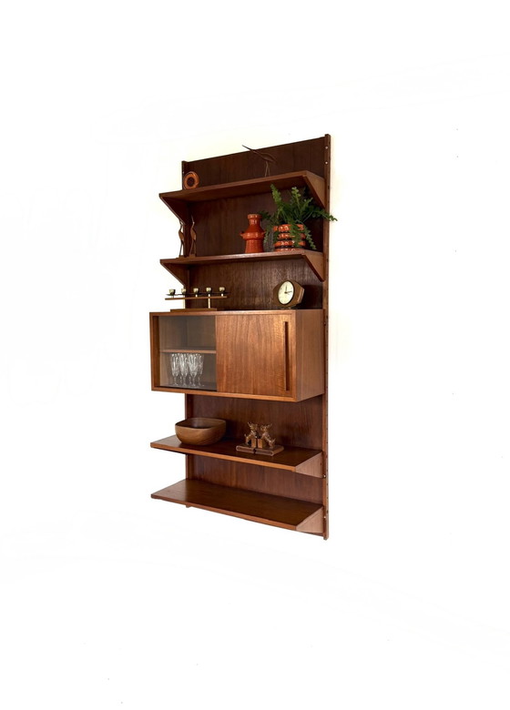 Image 1 of Vintage modular teak wall system '60s