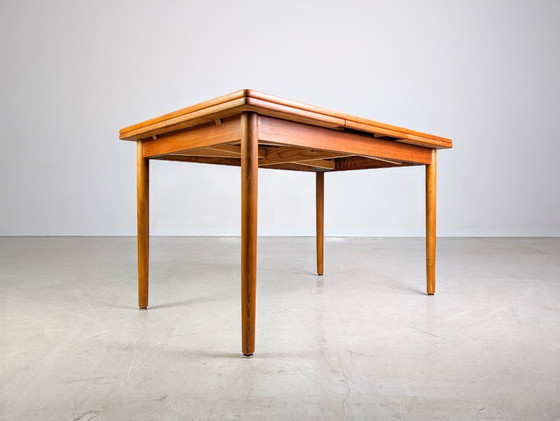 Image 1 of Midcentury Esstisch ausziehbar Rogenstrup Vintage teak danish