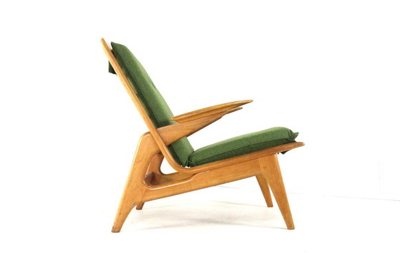 Image 1 of Fauteuil vintage de style Rob Parry, récemment retapissé