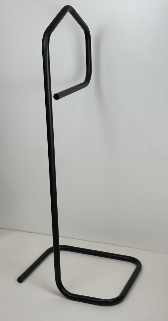 Image 1 of Vintage Ikea Grund matzwart metalen dressboy Niels Gammelgaard
