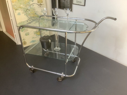 Antique tea cabinet/carriage no mark present, approximately 90 a 100 years old. Was once my grandmother's.asking price €100,