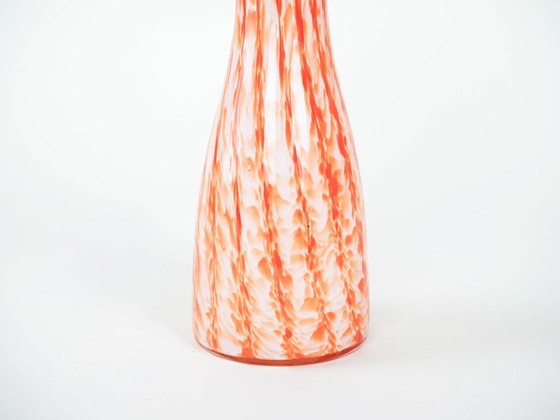 Image 1 of Oranje vaas, Italiaans design, jaren 60, gemaakt in Italië