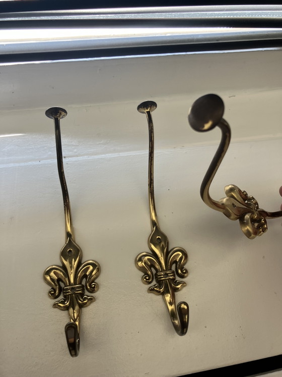Image 1 of Percheros de latón antiguo