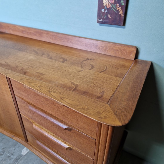 Credenza vintage anni '50 Mobile a muro Mobile TV – Credenze, Textile, Wood (photo 4 of 15)
