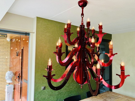 Image 1 of Lampadario XL di marca van Egmond barocco Nightwatch edizione speciale!