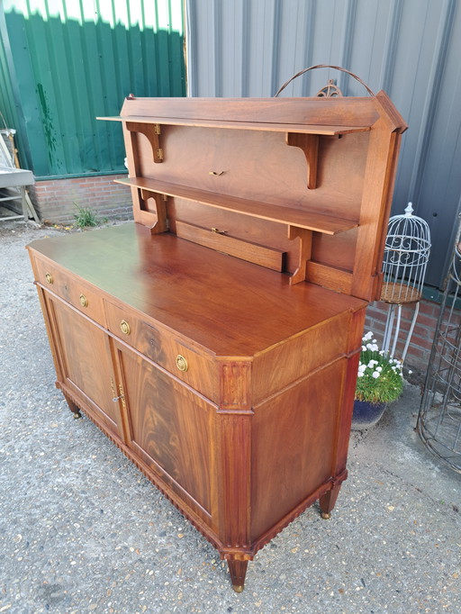 Buffet pliant hollandais ancien, buffet, console murale dim. 135x58cm et 93/144 cm de haut