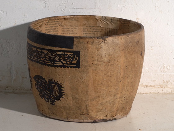Antique Chinese papier-mâché container – China, circa 1900 – Decorative Objects (photo 34 of 40)