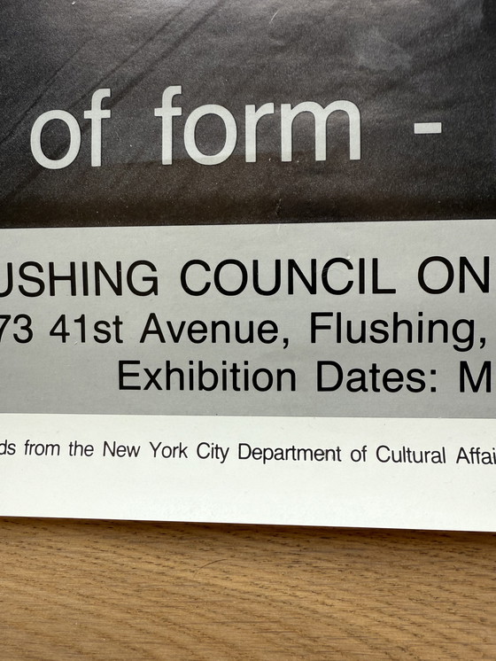 Image 1 of ISAMU NOGUCHI 80s NY NEW YORK EAMES VITRA HERMAN MILLER POSTER EXHIBIT