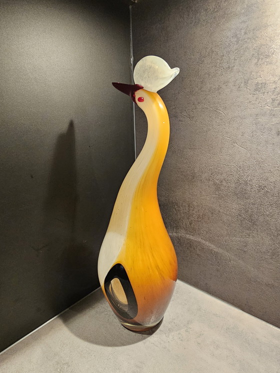 Image 1 of Artglass bird by Joska Kristall, 41 cm