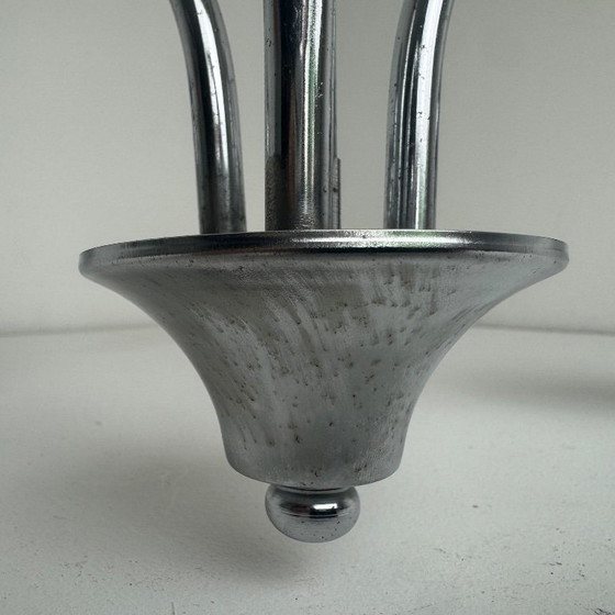 Lampadario vintage a 3 luci, anni '60 – Metal (photo 6 of 15)