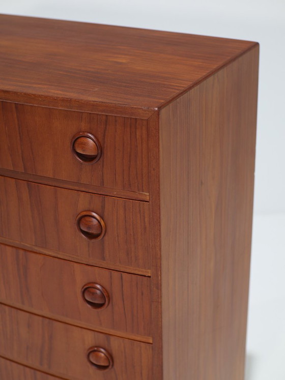 Cassettiera Vintage Danese in Teak Curvo Kai Kristiansen – Cassettiere, Wood (photo 7 of 16)