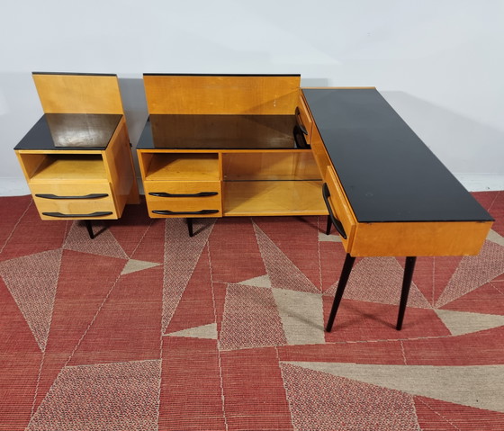 Image 1 of Desk by Mojmir Pozar for Up Závody, 1960s, Set of 2