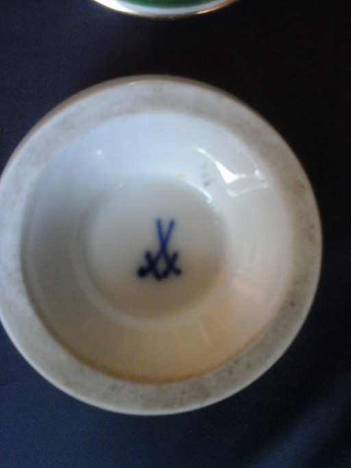 Pot à Sucre en Porcelaine Meissen
