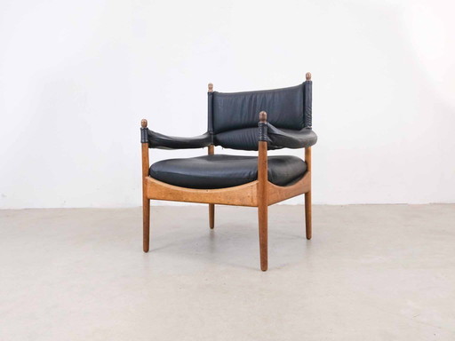 Vintage "Modus" fauteuil in massief teakhout van Kristian Vedel voor Willadsen Møbelfabrik, 1960