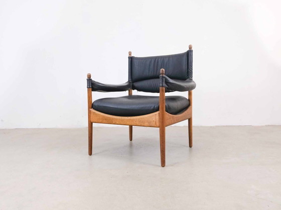 Image 1 of Vintage "Modus" fauteuil in massief teakhout van Kristian Vedel voor Willadsen Møbelfabrik, 1960