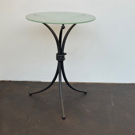 Side Table Glass/Steel