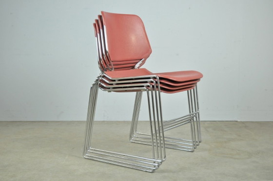 Image 1 of MATRIX Krueger dining chairs designed by Thomas Tolleson, USA 1970s
