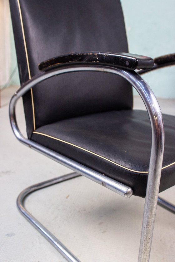 Image 1 of 1 sur 2 Fauteuil Mauser RS7 vintage, fauteuil relax, style milieu du siècle