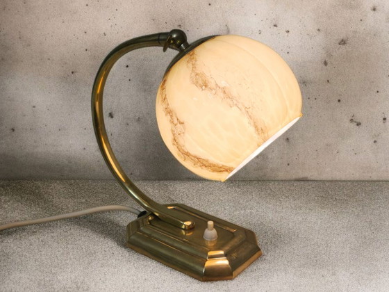 Image 1 of Rarissima lampada da tavolo/comodino Art Déco, realizzata a mano, anni '20.