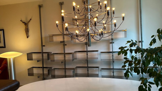 Image 1 of FLOS 2097/30 lampadario 30 luci cromo opaco