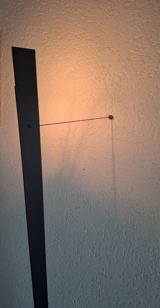 Image 1 of Torchére wandlamp mat zwart van Gilles Derain