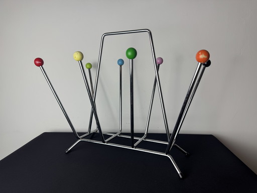 Funky Charles & Ray Eames stijl - Atomic Spoetnik - tijdschriftenrek - Mooi funky zeldzaam en super cool design