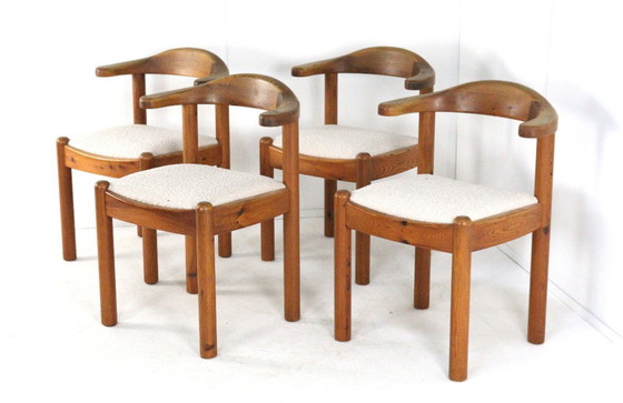Image 1 of Set of 4 Vamdrup dining chairs vintage Danish upholstered