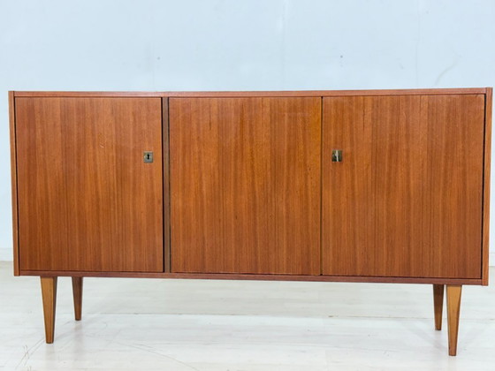 Image 1 of Mid-Century Teak Sideboard / Vintage Chest of Drawers / 1960s Cabinet