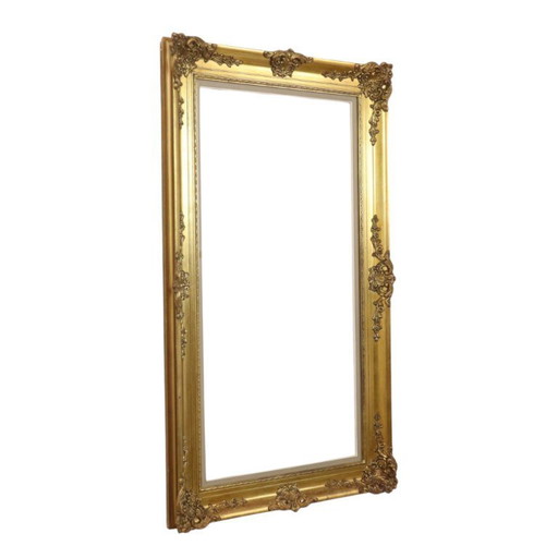 Grote Gouden Barok Stijl Lijst 121x71cm