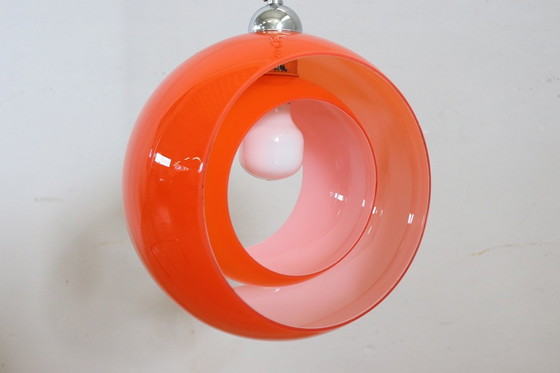 Image 1 of Pendant Lamp in Murano Glass by Carlo Nason for Mazzega, 1960s