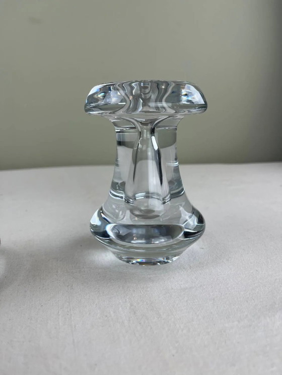 Set van jaren 70 design kandelaars – Kandelaars en kaarsen, Crystal, Glass, Vintage (photo 7 of 12)