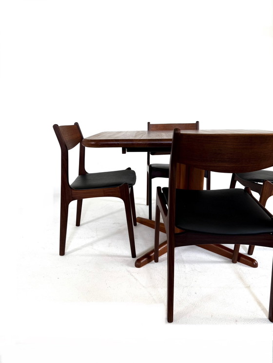 Image 1 of Table de salle à manger danoise extensible vintage, Korup Stolefabrik '60