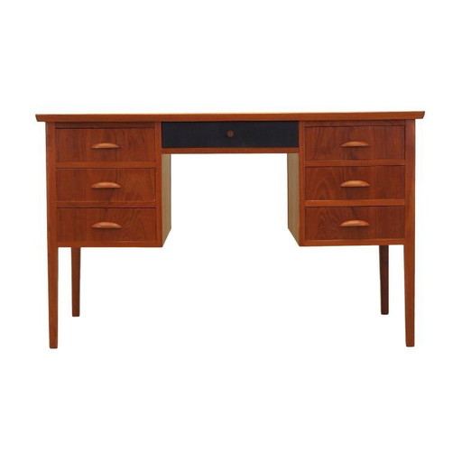 Teak desk, Danish design, 1970s, production: Denmark