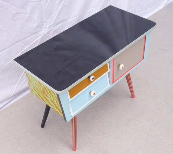 Image 1 of Mini cassettiera vintage 1 anta 2 cassetti