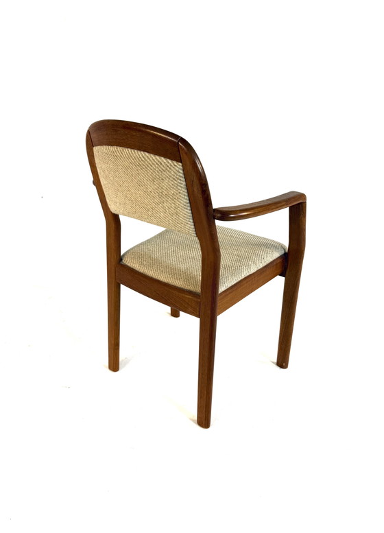 Image 1 of Vintage teak dining chair, Dyrlund '70