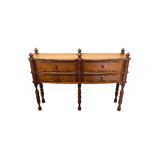 Oude Franse Wandmeubeltje Met Laden, 1e Helft 1900 – wandkast, Wood
