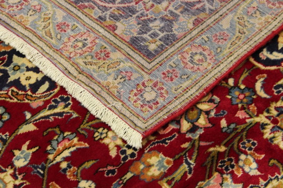 Image 1 of Original Perserteppich Keschan,Kashan Rot 348 x 240 cm Top Zustand Klassik Alt
