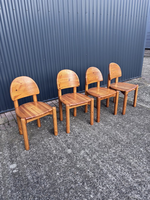 4 x chaises de salle à manger vintage